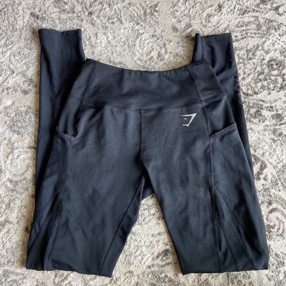 Gymshark Sleek Sculpture Black Leggings